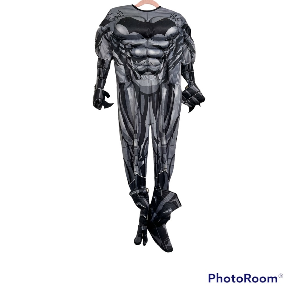 Batman Halloween Costume Kids Size Small Muscle Jumpsuit